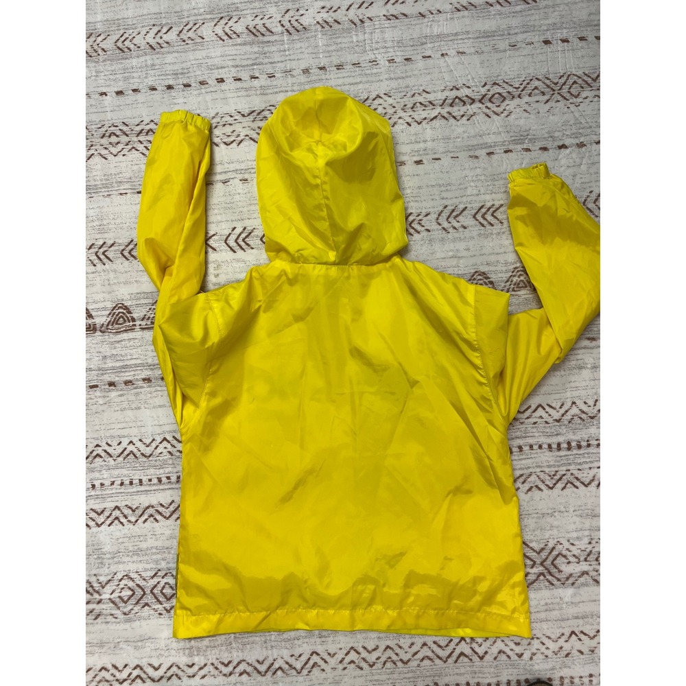 Polaroid 320‎ Land Camera Graphic Windbreaker Jacket Yellow Rainbow Size M - Picture 2 of 4